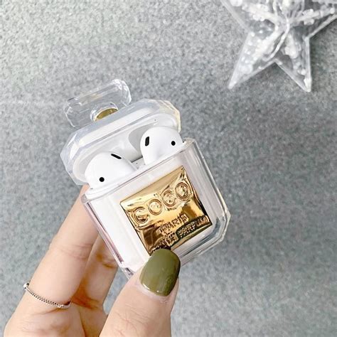 coco chanel airpod case uk|chanel lambskin airpod case.